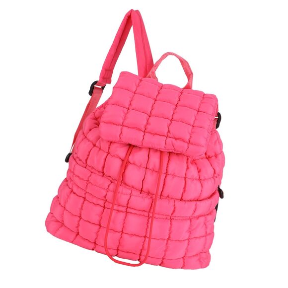 8536 Quilted Backpack , Puffer Gym Bag for Travel Sports Lightweight main image 5